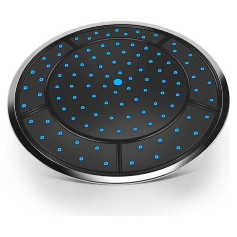 1Pcs Douche Actionnée Par Pluie de Forme Ronde En Plastique 25Cm Accessoires Cabine Buse Tête Toit Dessus La Chambre