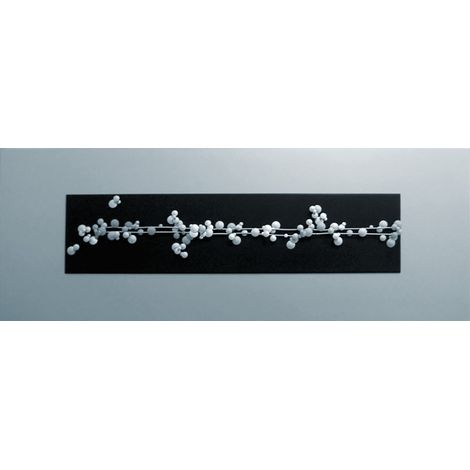Premier Housewares Raised Silver Beads Design Wall Art