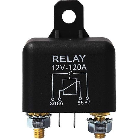 Relais automobile 12V 120A à fonctionnement continu pour voiture et camion (1/4)
