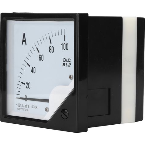 Ampèremètre analogique à cadre mobile 6L2 100A/5A, galvanomètre à aiguille pour mesure de courant, industrie chimique (1/5)