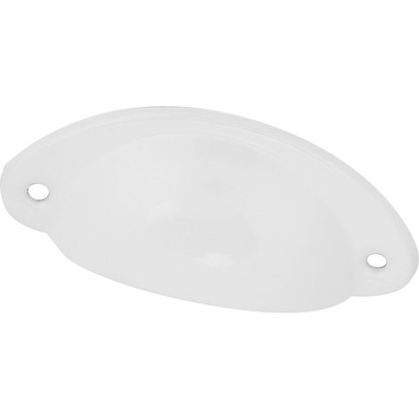 Metall-Schubladen-Schrank-Möbelknopf, antiker Muschelgriff, Handbeschlag (Weiß) (1/5)