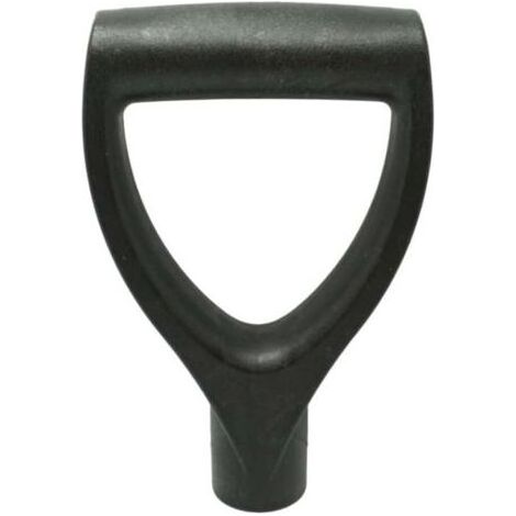 Manche D Grip en plastique noir pour bêche et pelle – Compatible outils 3 cm – Installation facile – Résistant aux chocs et aux intempéries (1/5)
