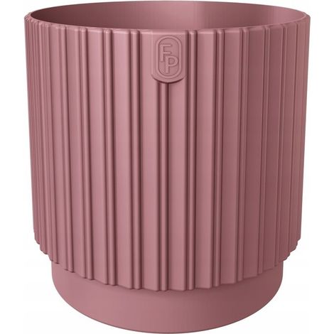 Mika Cyli Petit Eco Recycling-Blumentopf 18 Fliederrosa FORM-KUNSTSTOFF