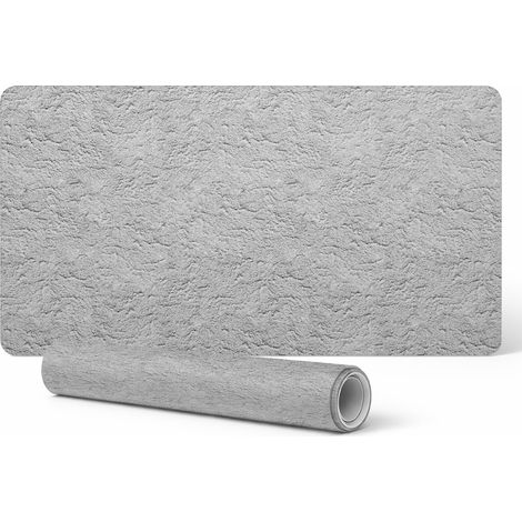 Alfombrilla antideslizante moderna para equipos de TV, textura de yeso, 100 x 50 cm.
