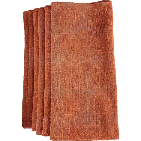 Serviette En Coton Gaze 42x42 cm - Pour Mariage Fête Décorative Usage Quotidien - Lot De 6
