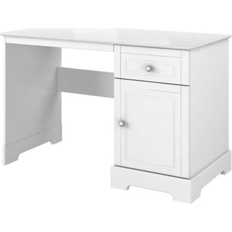 Bureau 1 tiroir 1 porte Bellamy Marylou Blanc (1/5)