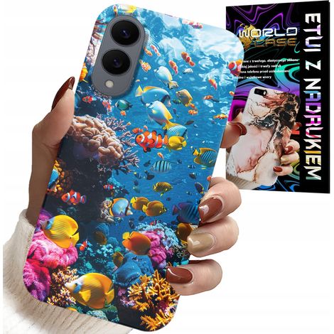 Custodia per Samsung Galaxy S25 Edge - Barriera corallina con pesci colorati e mondo sottomarino. (1/5)