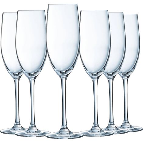 Flûte à Champagne Menades 24 cl Lot de 6 (1/5)