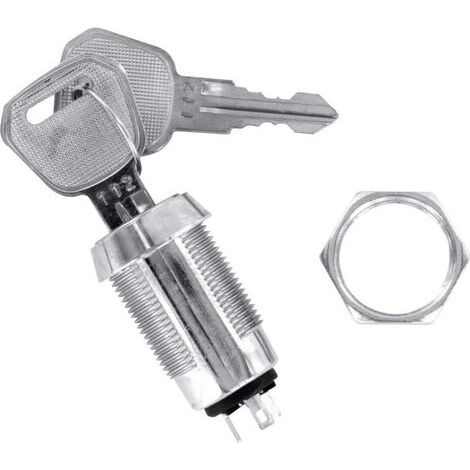 Commutateur à clé TRU COMPONENTS TC-SS1U TC-SS1U 3 A 1 x On/On 1 pc(s) (1/2)