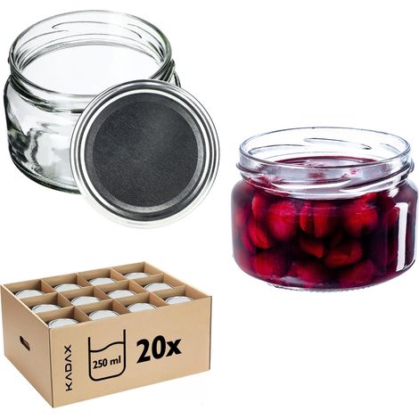 KADAX Glas Klara 250ml fi82 TO-250/1 Paket 20 Stück (1/5)