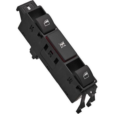 61316902184 Interrupteur de lève-vitre pour vitres électriques, compatible avec les modèles BMW Série 3 E46 fabriqués entre 2002 et 2006, commande la montée et la descente des vitres électriques, faci (1/4)