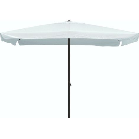 Garden – Parasol droit 2x3 m – Structure en acier – Couverture en polyester 160 gr/m² – Hauteur 2,4 m – Ouverture pour ventilation (1/3)