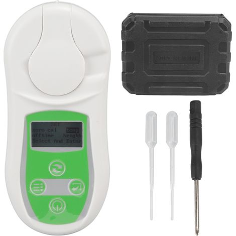 0‑32% Brix Meter Refractometer Portable Handheld Brix Reader Tester with ATC for Fruit Beverage Sugar Content Measuring