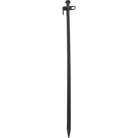Piquet de tente en acier galvanisé pour camping, sol dur et auvent - 40 cm (1/5)