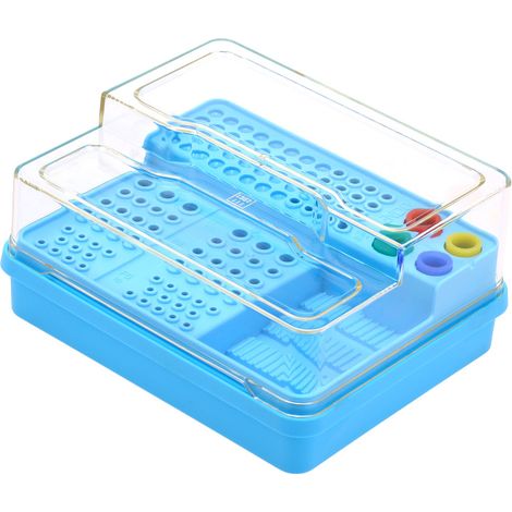 Caja de almacenamiento y desinfección Endo de 91 orificios para portafresas de endodoncia. (1/5)