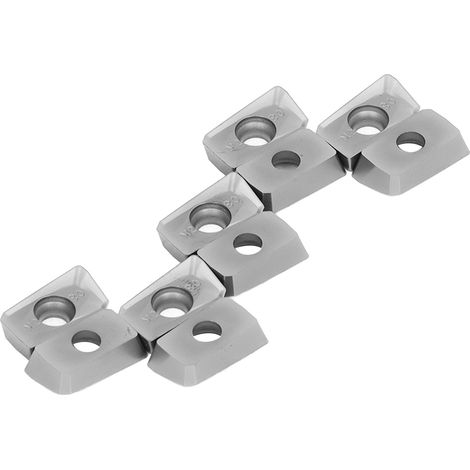 10 schwarz beschichtete Hartmetall-Dreheinsätze für CNC-Fräsen, vorgesehen für die Hohlbearbeitung von Edelstahl (APMT1604PDERM2) (1/5)