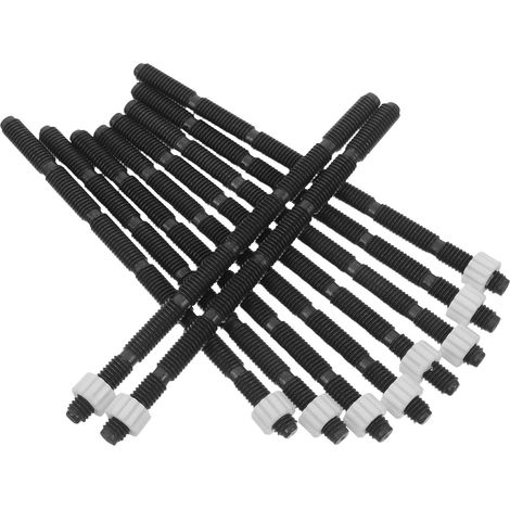Bouton-Poussoir de Toilette Plastique 10, 10 Pièces, 150 MM (1/5)