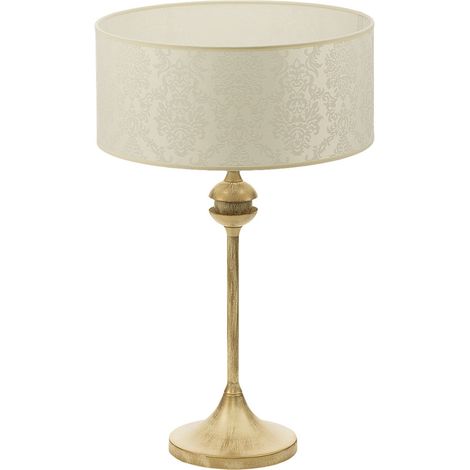 Lampada da tavolo classica ecru KASZMIR E27 15W Jupiter