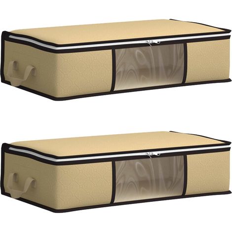 Maison Exclusive - Scatola di stoccaggio con finestra laterale trasparente 2 pz (1/5)