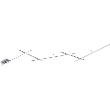 Indira Plafón-Aplique 5 Varillas Orientables Retroiluminación Níquel L245 cm Trio Lighting (1/4)