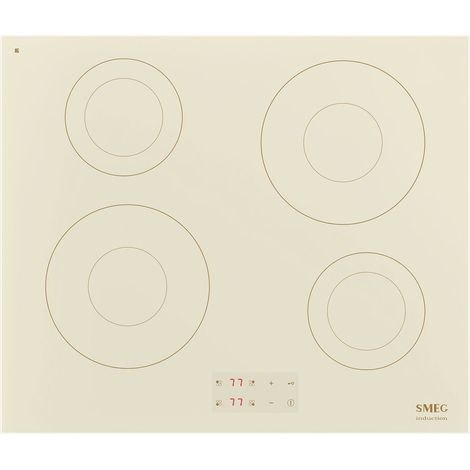 SMEG Piano Cottura Induzione Crema 60 cm (1/3)