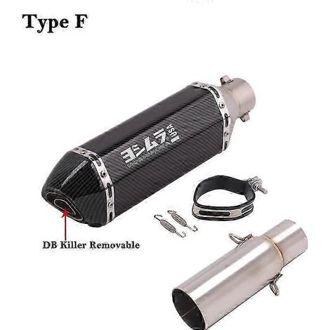 Silencieux d'échappement pour moto, tube intermédiaire, DB Killer, pour Piaggio Beverly 125, 300, MP3, 125, 250, 300, LT, X10, 2008-2016 (F) (1/5)
