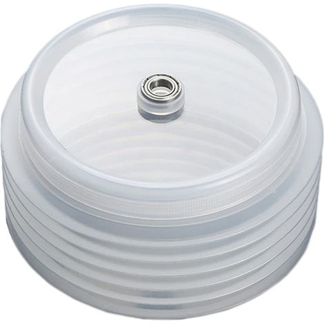 Perceuse collecteur de poussière - Bol à sciure pour trous de scie - Accessoire avec roulements intégrés pour ouvre-trous 125 mm, frêne