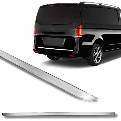 Embellecedor inferior del portón trasero, acero inoxidable, cromado, Mercedes Vito W447 desde 2014-