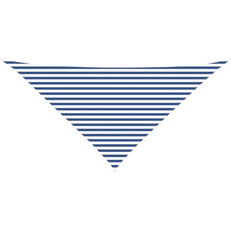Sun Shade Sail Blue and White 4 x 4 x 5.8 m vidaXL