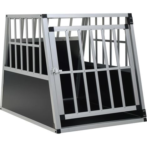 Jaula para perros con una puerta 65 x 91 x 69,5 cm negro 020000062