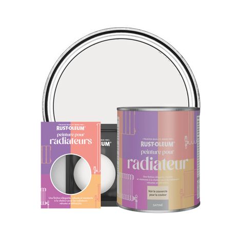 Peinture pour Radiateur, Finition Satinée - Fleur (1/3)