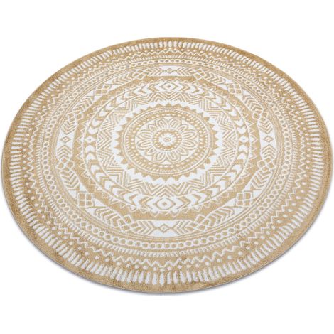 Alfombra FUN Napkin servilleta circulo - oro yellow circulo 140 cm