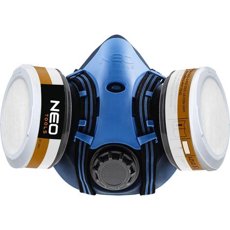 Schutzmaske neo 97-350 Silikon 2 Filter A1P2 (1/3)