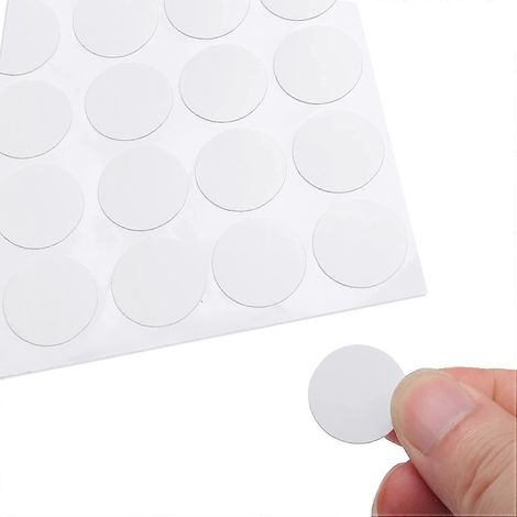 560 cache-vis blancs, 140 cache-vis autocollants, accessoire cadeau (1/5)
