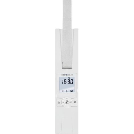 HOMEPILOT avvolgitore elettrico RolloTron premium power per tapparelle fino 60 kg (circa 10 m²), per cinghia da 23 mm, Programma giornaliero/settimanale/astro, funzione casuale, Made in Germany (1/5)