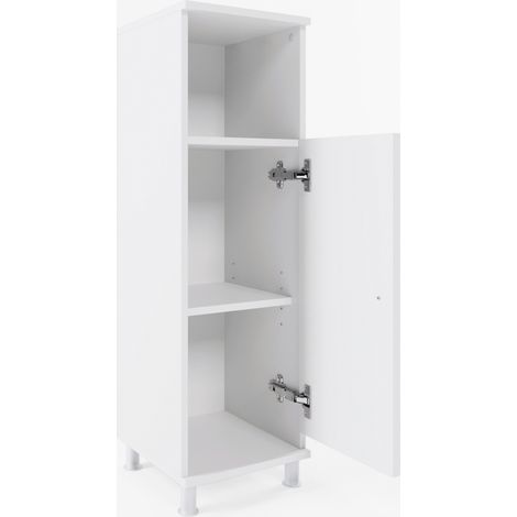 Midischrank Fynn, Weiß, 30 x 95 cm, Vicco