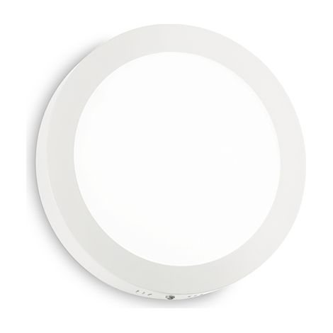 Applique Moderna Round Universal Alluminio-Plastiche Bianco Led 13,5W 3000K D17 (1/3)