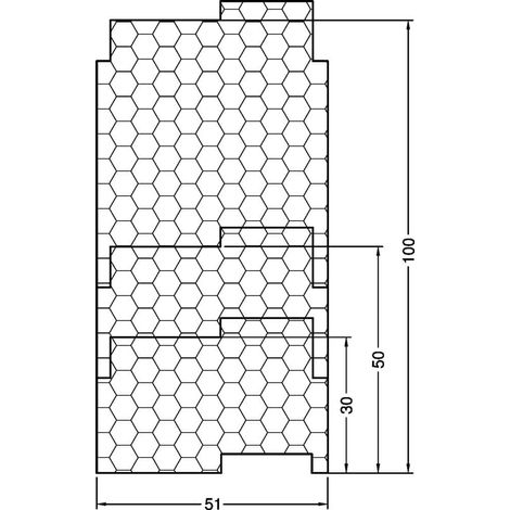GUTMANN Zusatzprofil,51,1.150mm (1/2)
