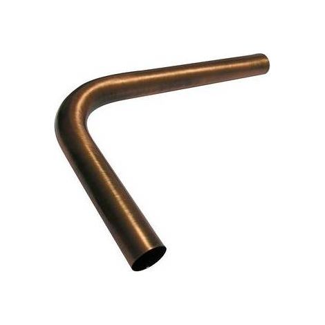 CANOTTO CON CURVA 90° Dimensions : D. 30-200X300 Bronzé