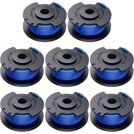 Ensemble de 8 bobines de fil de rechange pour tondeuses à gazon Ryobi 18V, 24V et 40V, AC14RL3A (1/5)