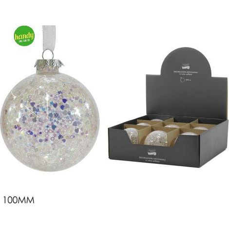 Sfera in Vetro Handy Rosa Ø 100mm