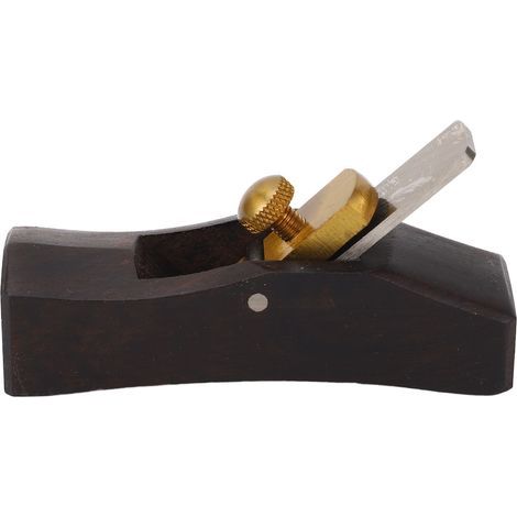 Mini raboteuse à bois, outil manuel, avion de coupe, Gadget d'artisanat en bois d'ébène pour le travail du bois, rabotage, chanfreinage (1/5)