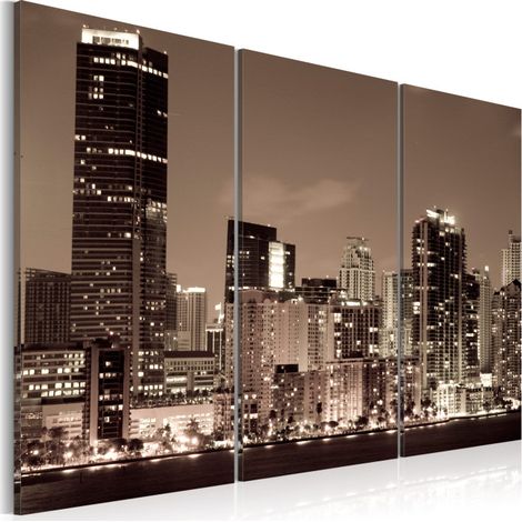 Tableau Imprimé "Soir à Miami" 60 x 90 cm (1/2)