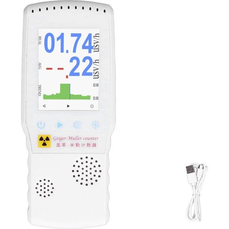 Testeur de rayonnement nucléaire Domestique Détecteur d'alarme de Dose de rayonnement numérique Portable de Haute précision (1/5)