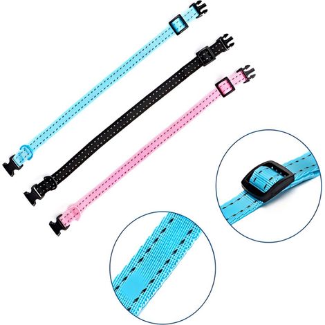Collier antiparasitaire personnalisable anti-rayures, design pratique et identifiant pour chiens (1/3)