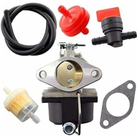 ALLIANDISCarburateur Tecumseh 640065A avec filtre et tuyau – Compatible OHV110, OHV115, OHV120, OHV125, OHV130, OHV135, OV358EA – Performance optimisée (1/4)
