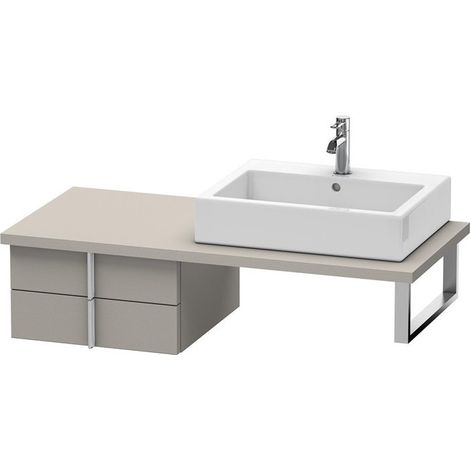 Unità Duravit Vero Vanity per console, 6578, 2 cassetti, 500mm, Colore (anteriore/corpo): Terra Opaco - VE657801414