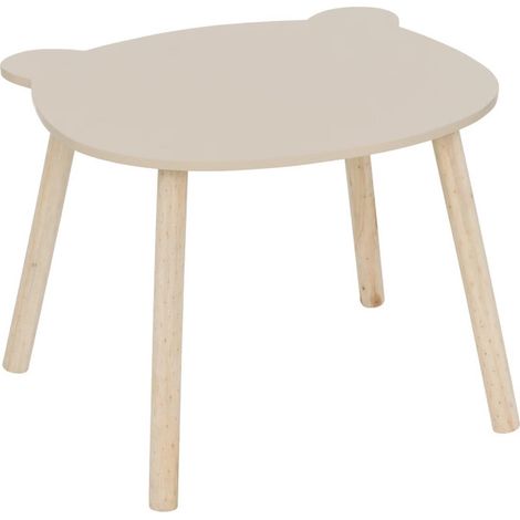 Table Enfant "Douceur" 53cm Beige (1/3)