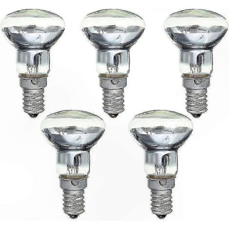 E14 R39 30W Klare Reflektorlampe für Lavaleuchten, Transparente Spiegel-Spotlampe, Standardsockel, 180° Dekorative Beleuchtung (1/5)