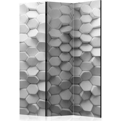 Paravent 3 Volets "White Mystery" 135x172cm (1/2)